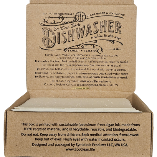 Dishwasher Detergent Sheets by Eco Clean Sheets