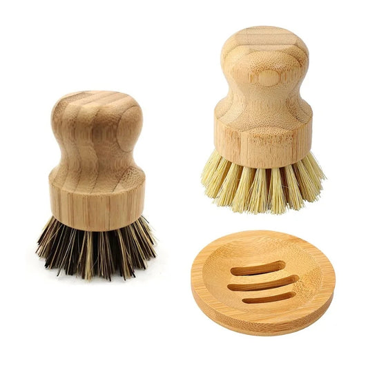 Bamboo Shampoo Bar Dish or Brush Dish