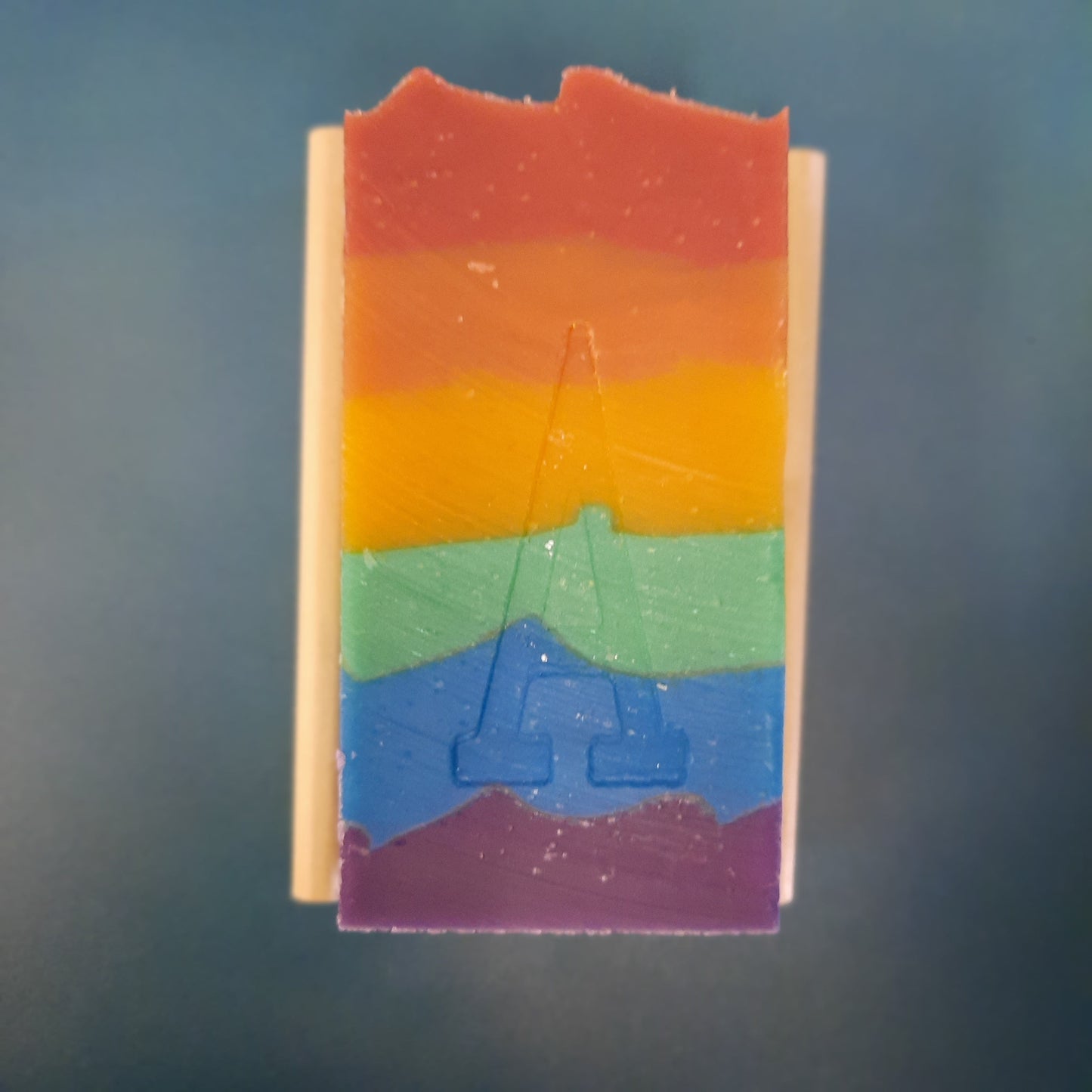 Pride 🏳‍🌈 Amber + Moss Charity Bar Rainbow Soap: Vegan & Palm Free