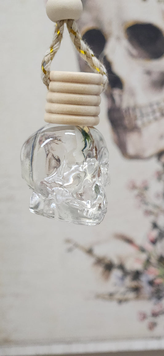 Skull Car Hanging Air Freshener with Nontoxic Fragrance