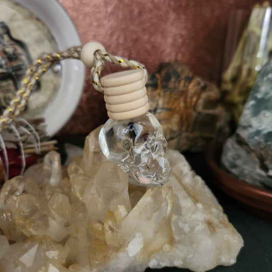 Skull Car Hanging Air Freshener with Nontoxic Fragrance