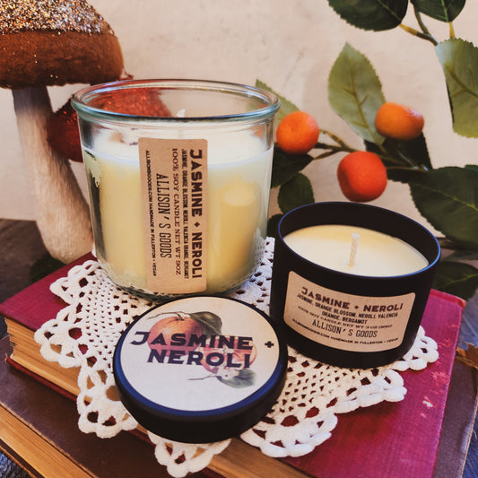 Jasmine + Neroli Orange Blossom Soy Wax Candle