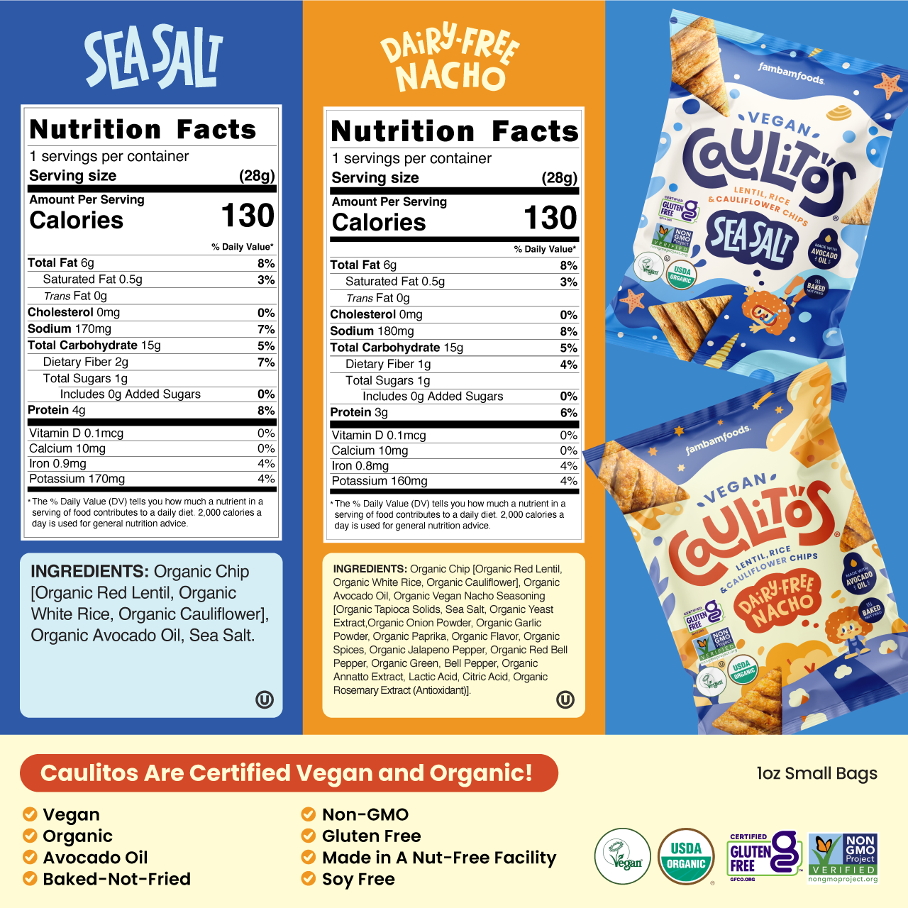 CauliPuffs - Vegan Caulitos Snack Chips