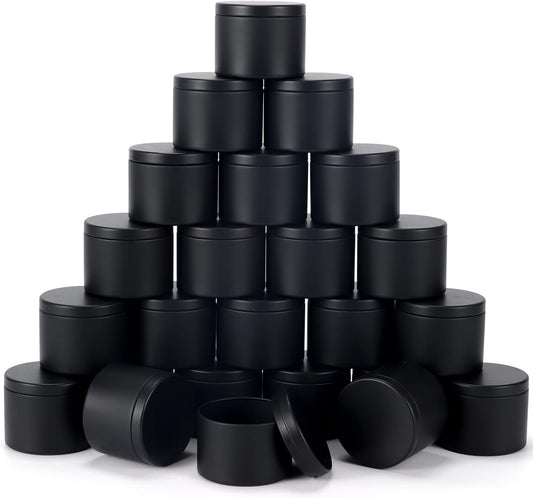 4oz Matte Black Tin for Rad Balm, Shampoo Bars