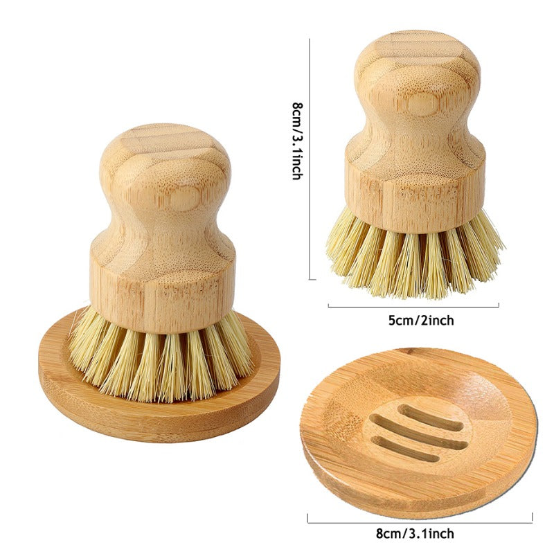 Bamboo Shampoo Bar Dish or Brush Dish