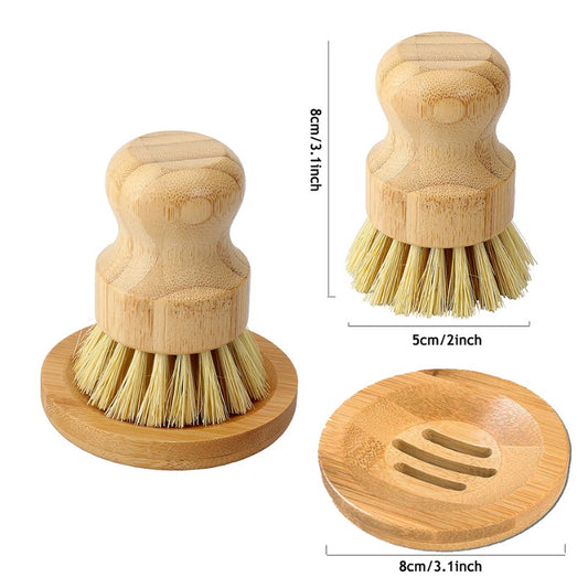 Bamboo Shampoo Bar Dish or Brush Dish
