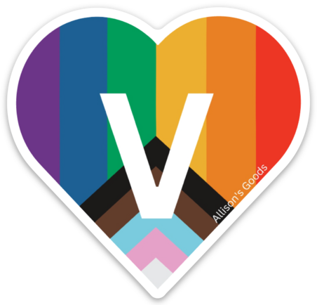 Vegan Pride Queer Logo Sticker