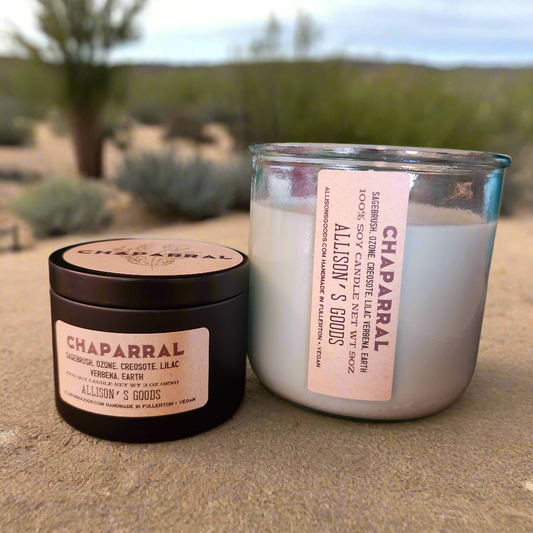 Chaparral: Desert Scented Soy Wax Candle