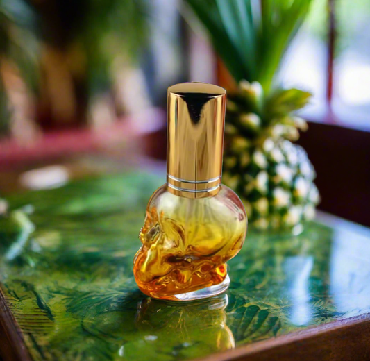 Pineapple Whip and Passionfruit Blue Milk Skull Perfume Sprays: Clean, Vegan, Rich Fragrance