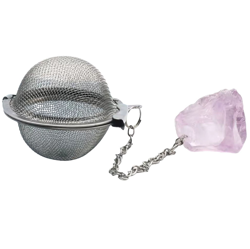 Tea Ball Strainer with Crystals