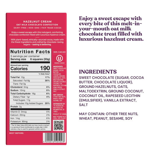 7th Heaven Chocolate - Vegan Chocolate Bars and Cups