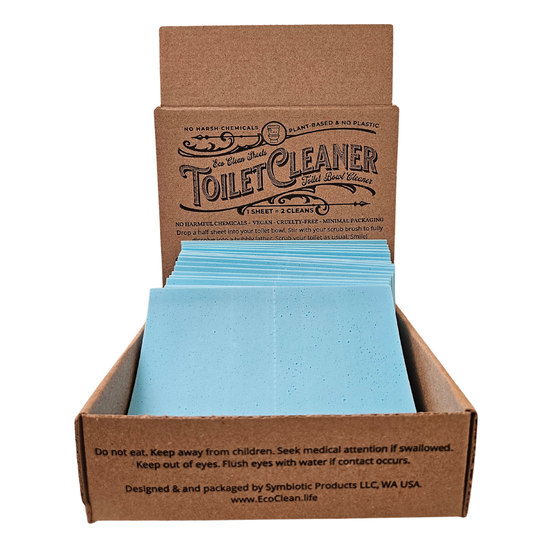 Toilet Bowl Cleaner Sheets Lemon Fresh by Eco Clean Sheets
