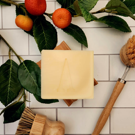 Fullerton Citrus Farm 🍊Dish Soap Organic Coconut Citrus Bar: Solid Eco-friendly Alternative