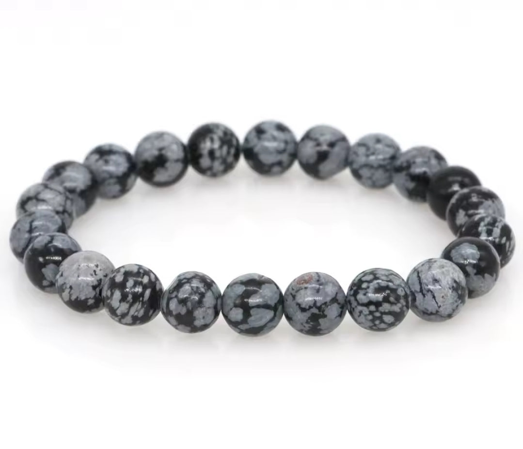 Crystal Gemstone Semi-precious Natural Elastic Bracelets