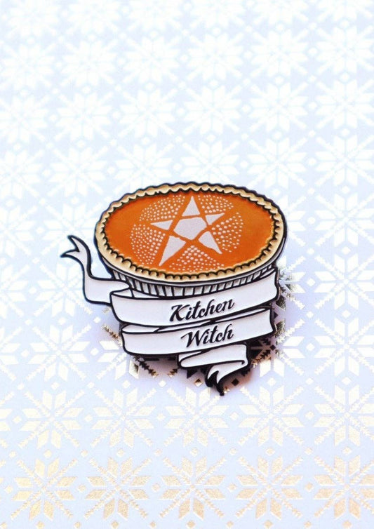 Kitchen Witch Pie Pin