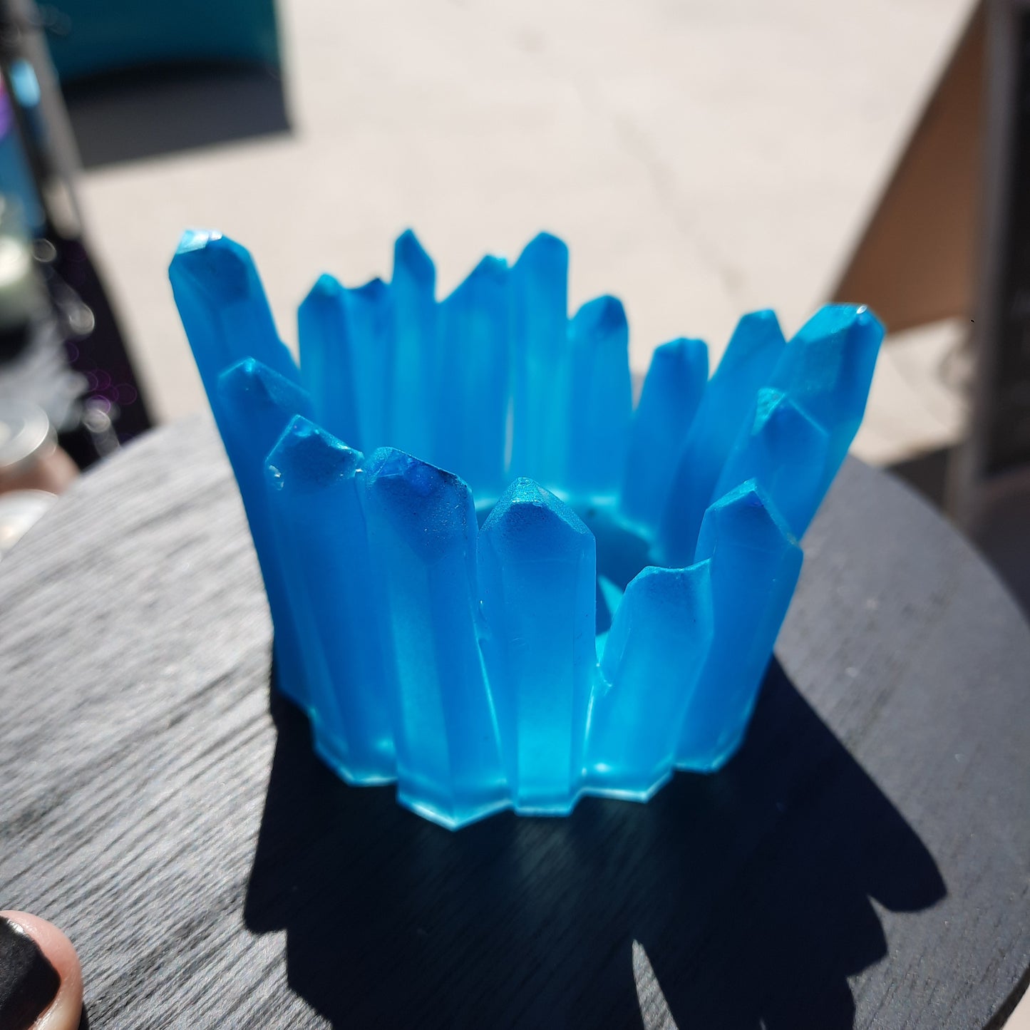 Crystal Tealight Holder EcoPoxy Resin