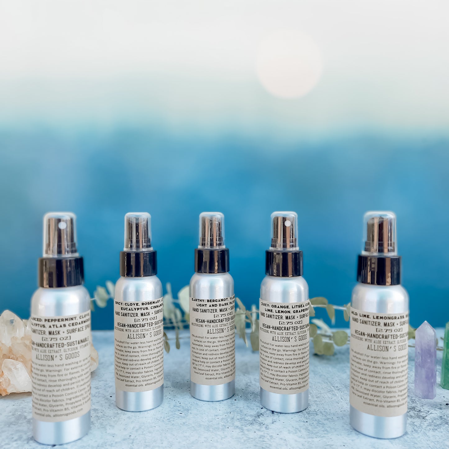 Hand Sanitizer, Surface and Mask Spray