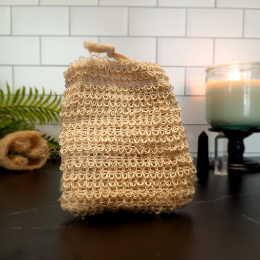 Natural Sisal Soap Saver Bag
