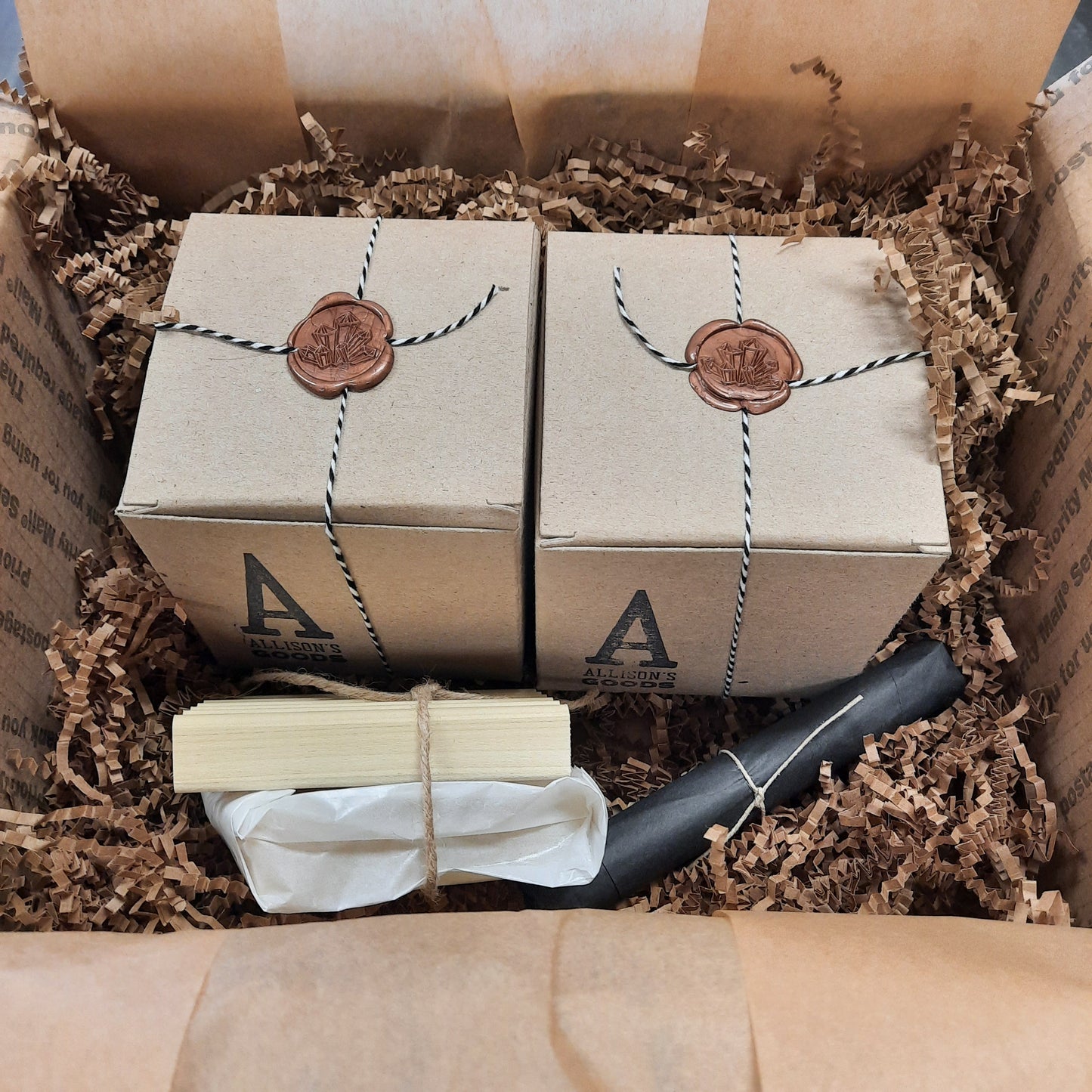 Gift wrap and note card