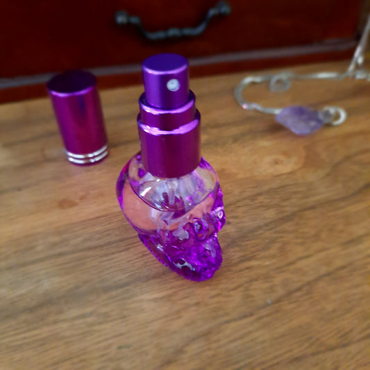 Skull Perfume Spray: Flower Crown 100% Natural Clean, Vegan, Rich Fragrance