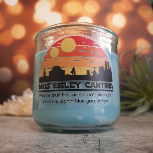 Blue Milk Tropical Soywax Candle