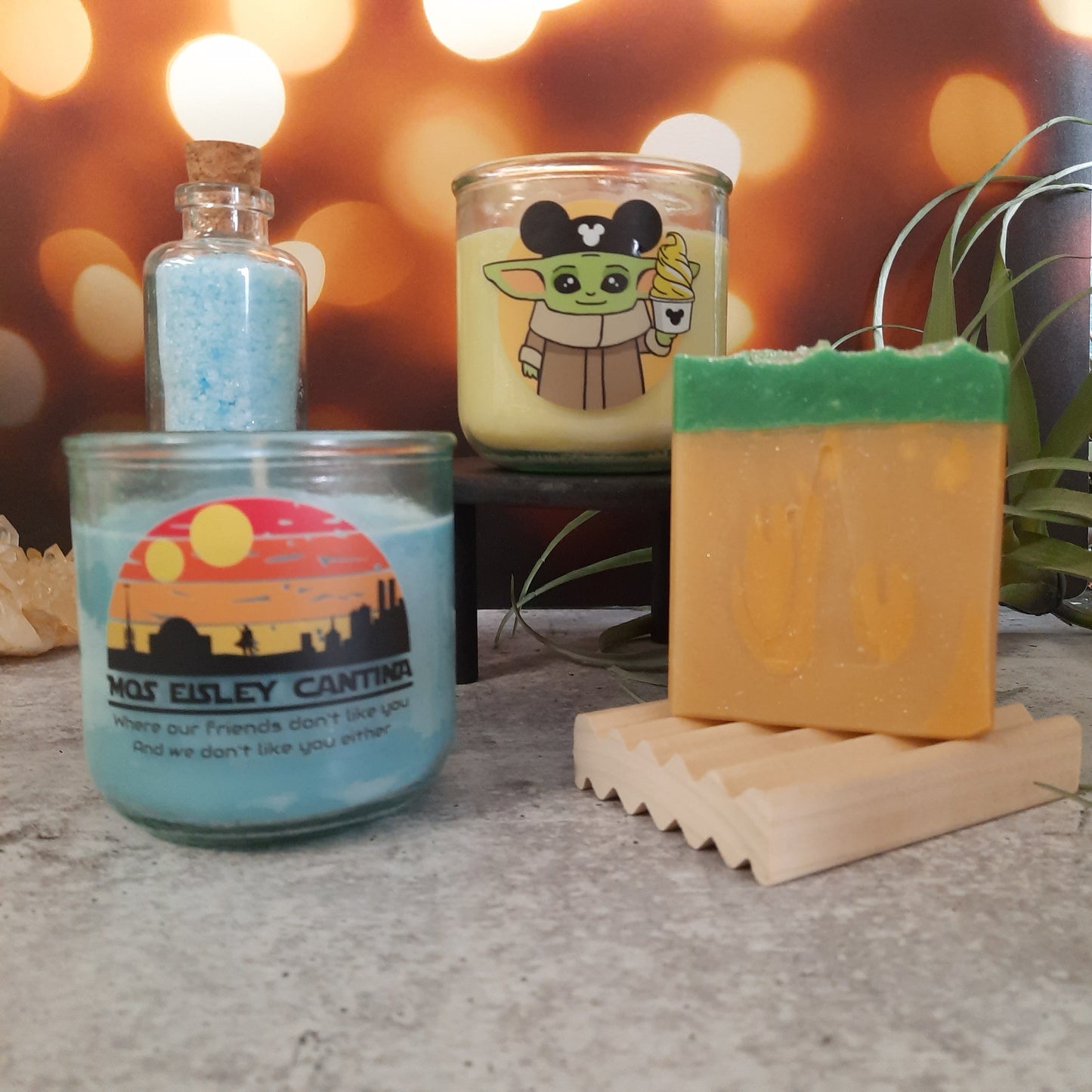 Blue Milk Tropical Soywax Candle