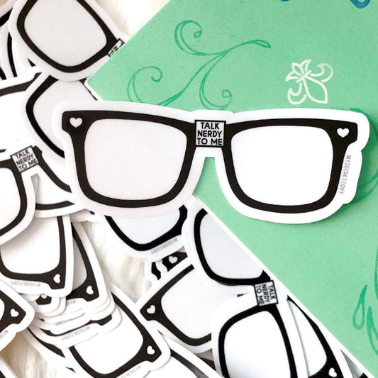 Talk Nerdy to Me Sticker