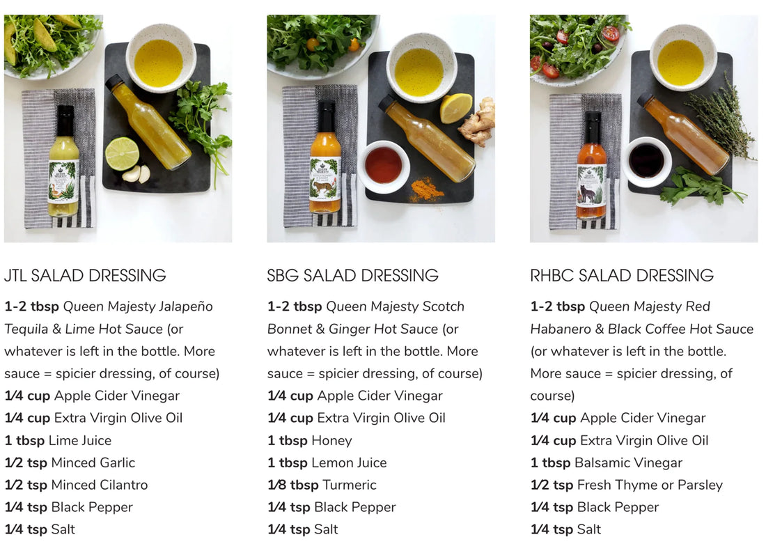 SPICY SALAD DRESSING IN YOUR BOTTLE