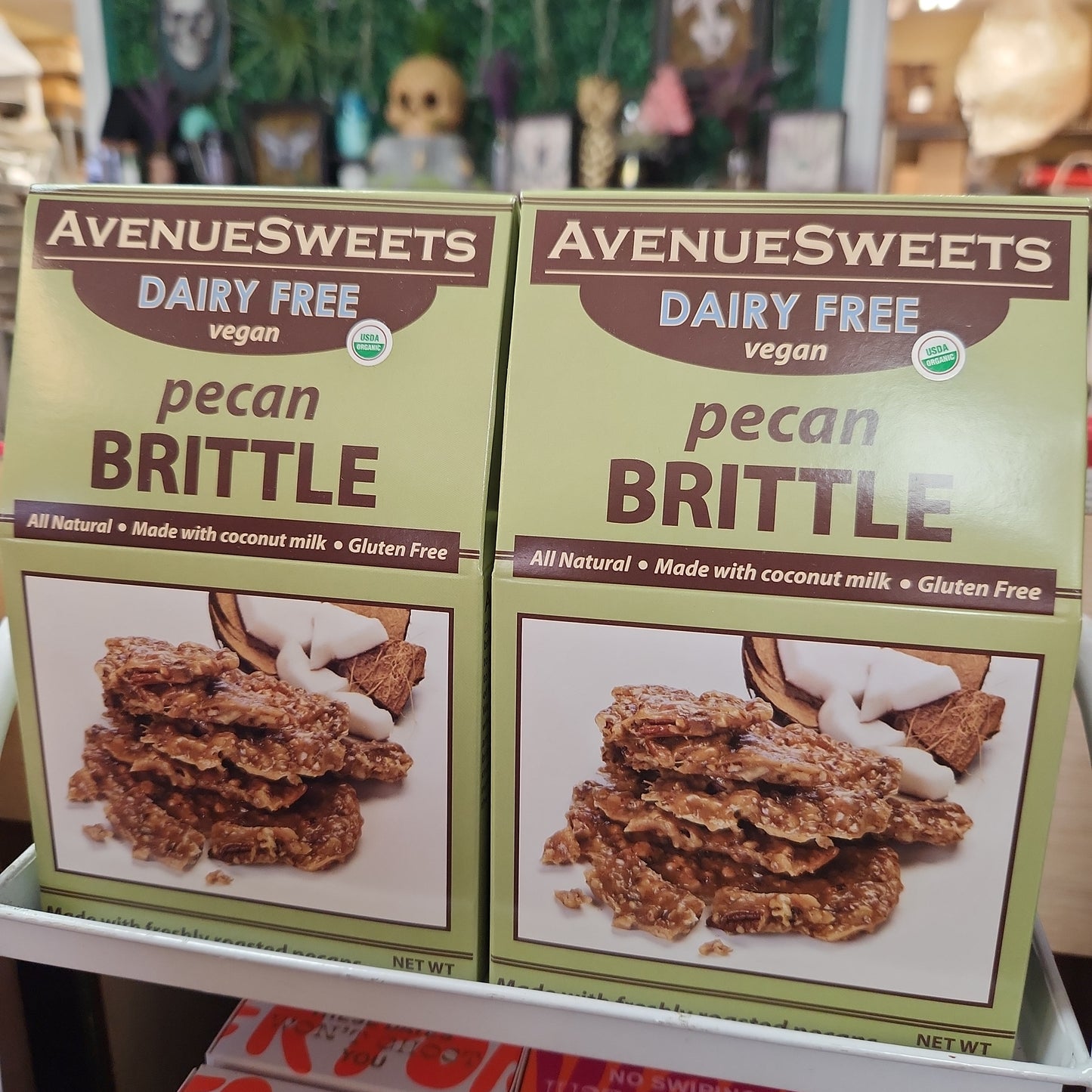 Vegan Pecan Brittle 7oz. Box by Avenue Sweets