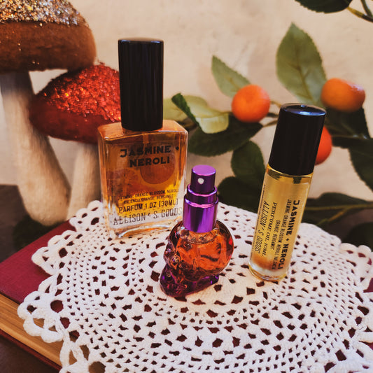 Jasmine + Neroli Perfume Clean, Vegan, Rich Fragrance