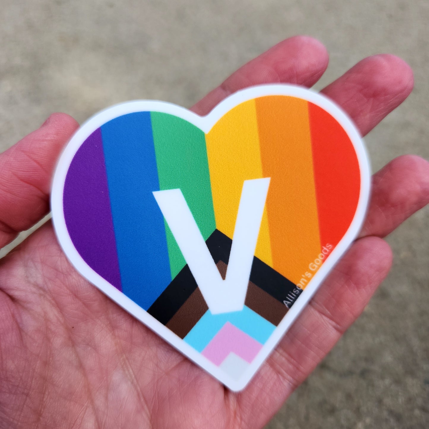 Vegan Pride Queer Logo Sticker