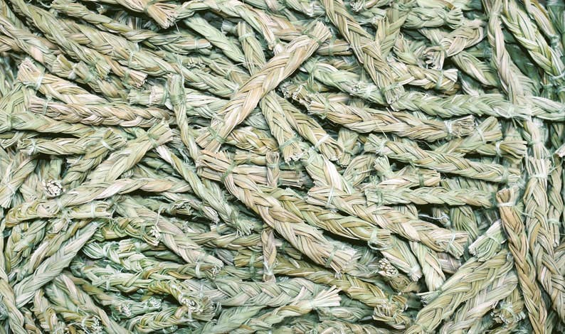 Sweet Grass Braids 4-5" for Smudging & Cleansing