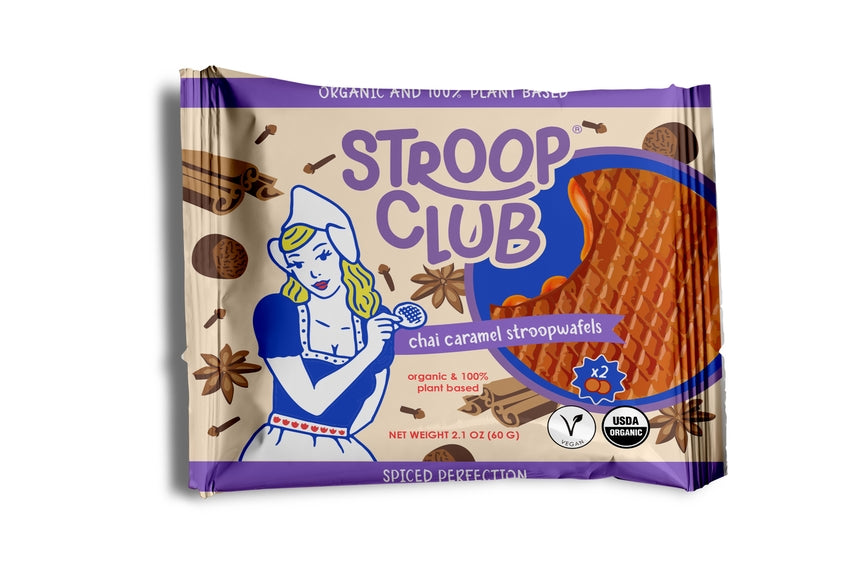 Stroop Club Traditional Organic Plant-Based Stroopwafel