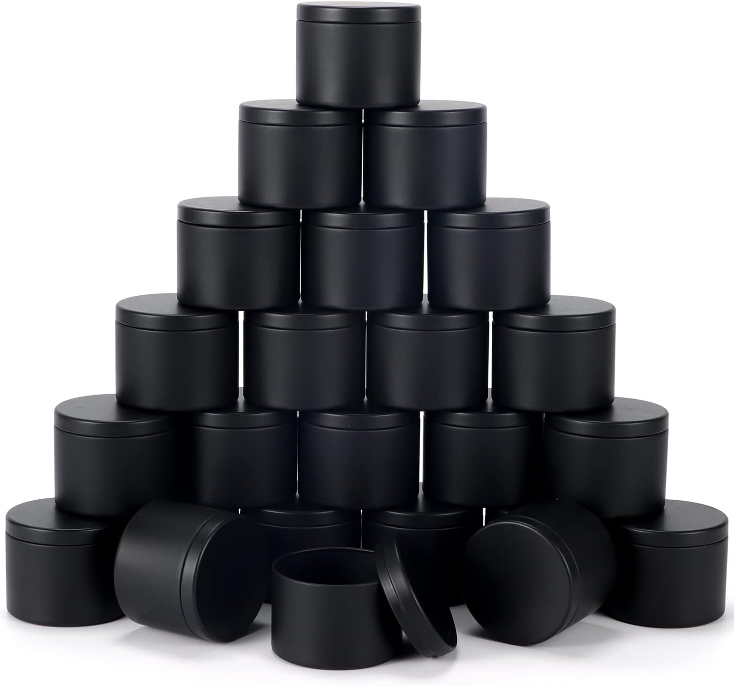 4oz Matte Black Tin for Rad Balm, Shampoo Bars