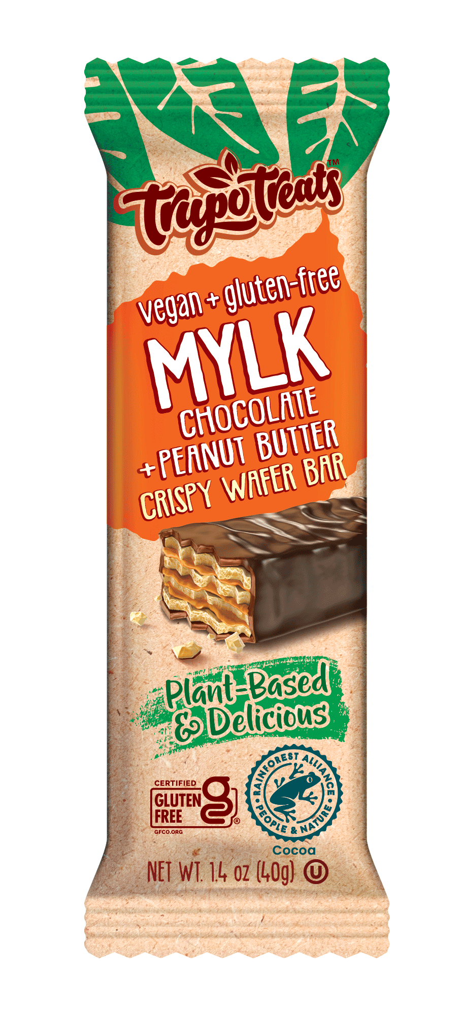Trupo Treats Vegan Mylk Chocolate Wafer Bars (Vegan Kit Kat)