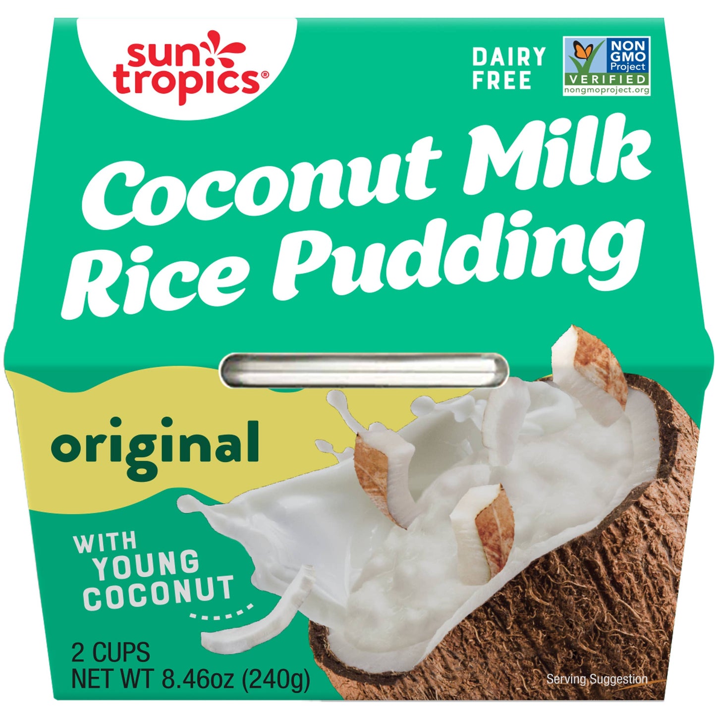 Sun Tropics Coconut Milk Rice or Tapioca Pudding 2 Packs