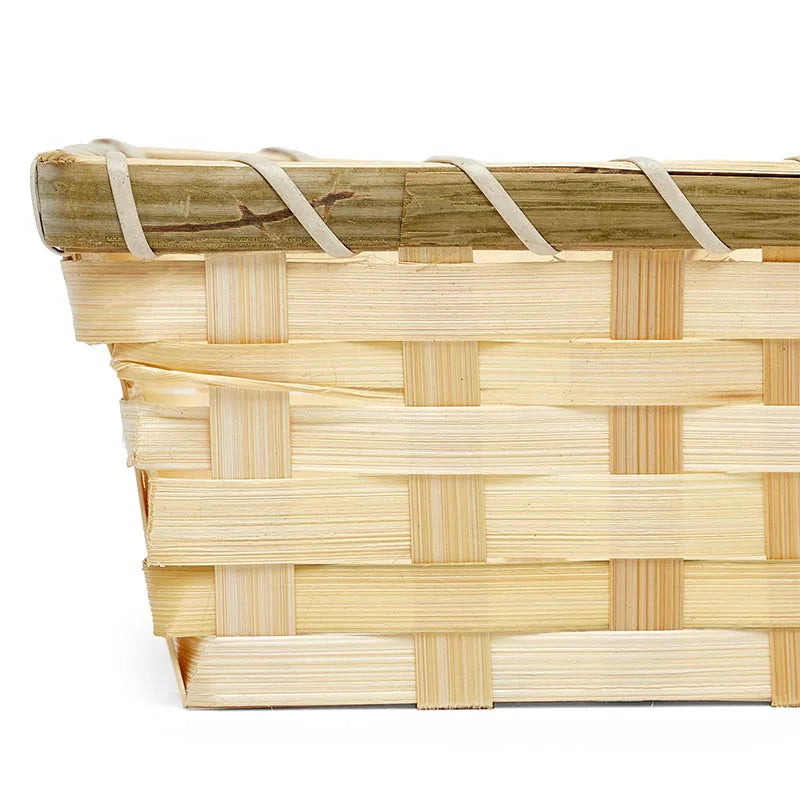 Bamboo Gift Basket with Filler