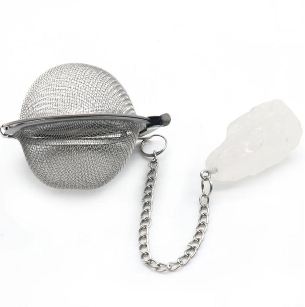 Tea Ball Strainer with Crystals