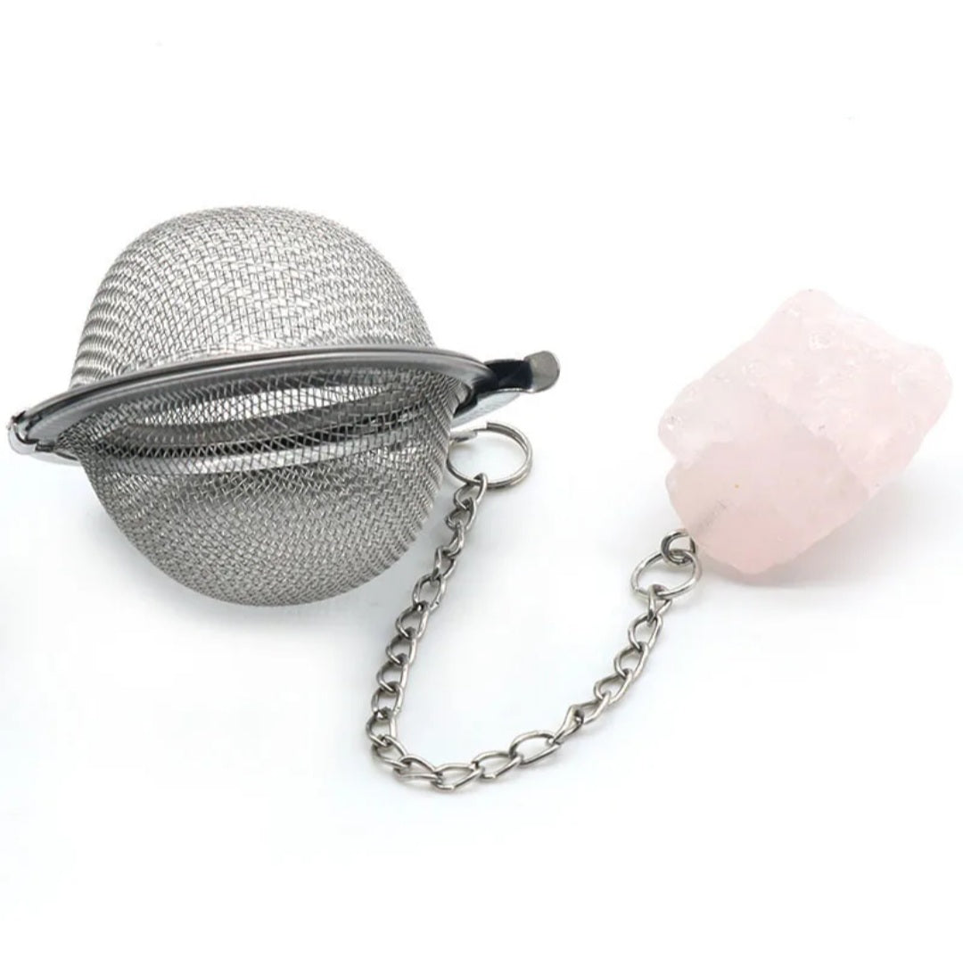 Tea Ball Strainer with Crystals