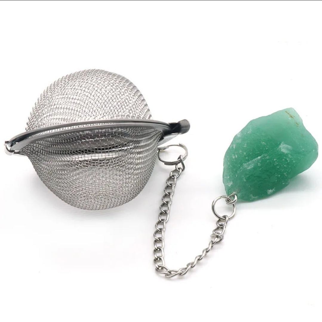 Tea Ball Strainer with Crystals