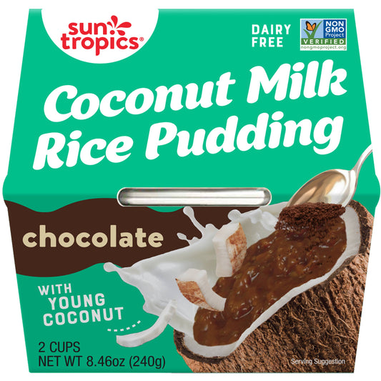 Sun Tropics Coconut Milk Rice or Tapioca Pudding 2 Packs