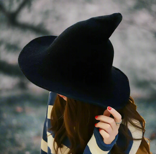 Witch or Wizard Hat: Knitted Wool-free Cap