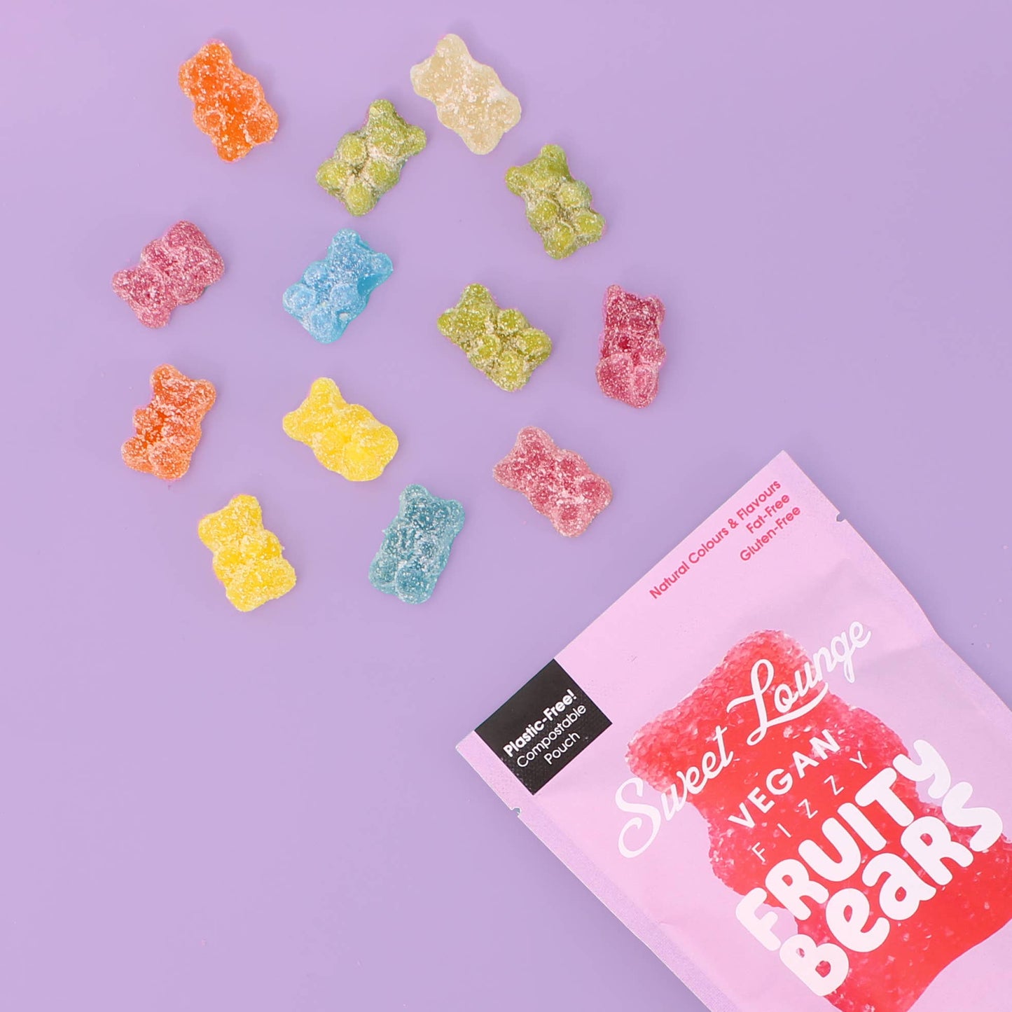 Vegan Fizzy Gummies by Sweet Lounge