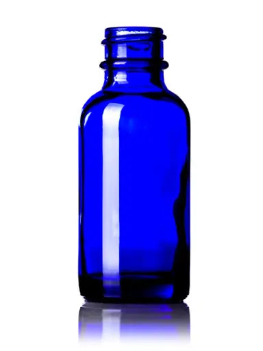 1 oz Glass Bottle with Spray Top (Cobalt Blue)