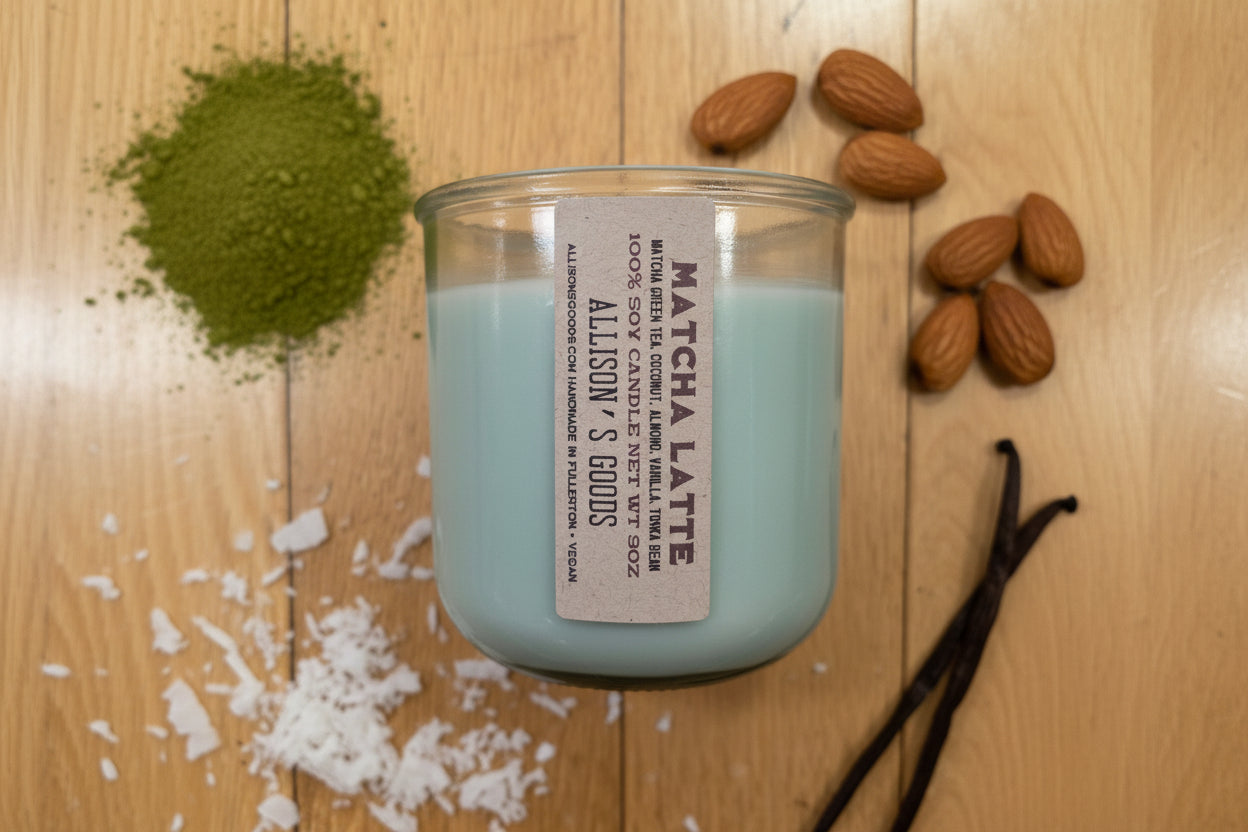 Matcha Latte Soy Wax Candle