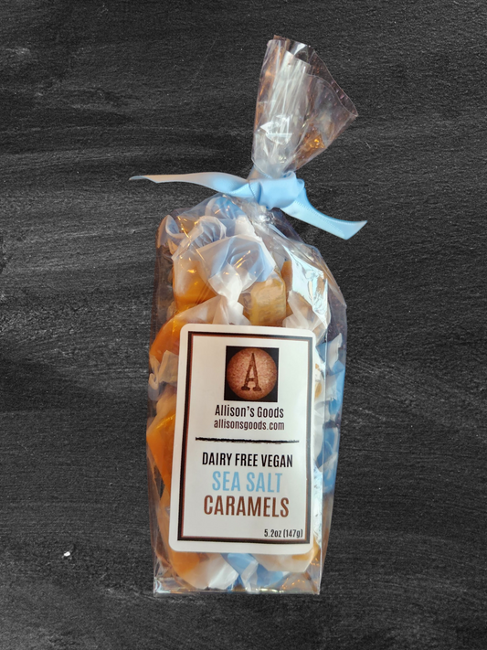 Sea Salt Vanilla Caramels Vegan and Dairy Free