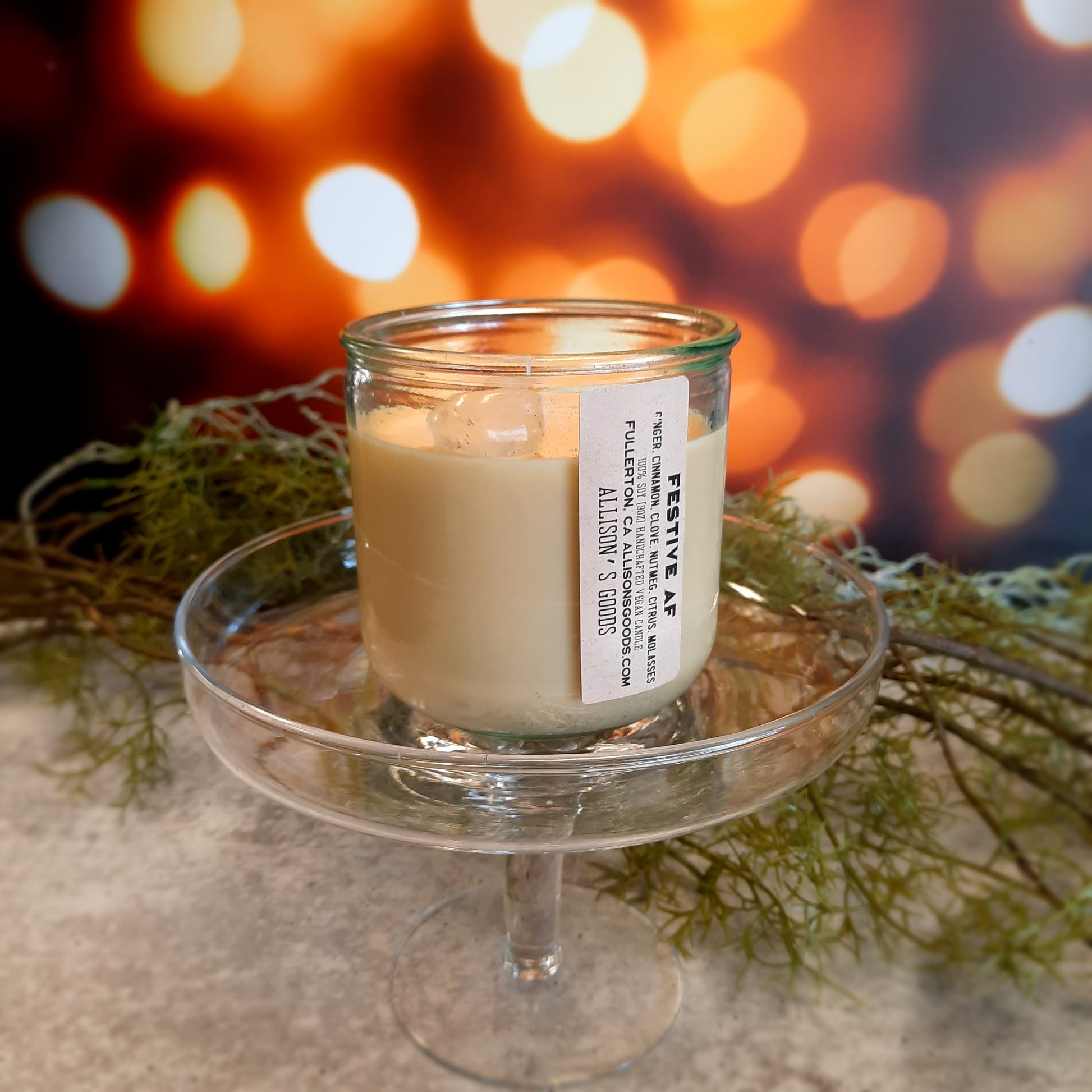 Handmade Concrete Soy Candle Organic Soy Wax Candle in Concrete