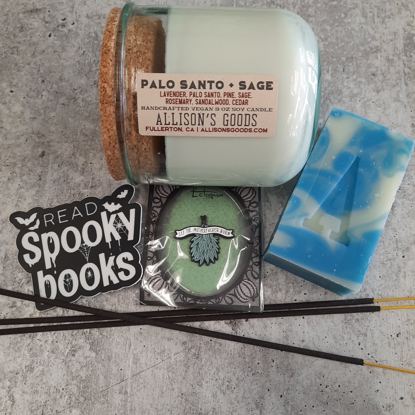 Palo Santo + Sage Artisan Vegan Organic Soap
