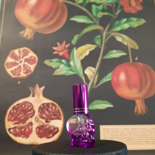 Skull Perfume Spray: Persephone Clean, Vegan, Rich Fragrance