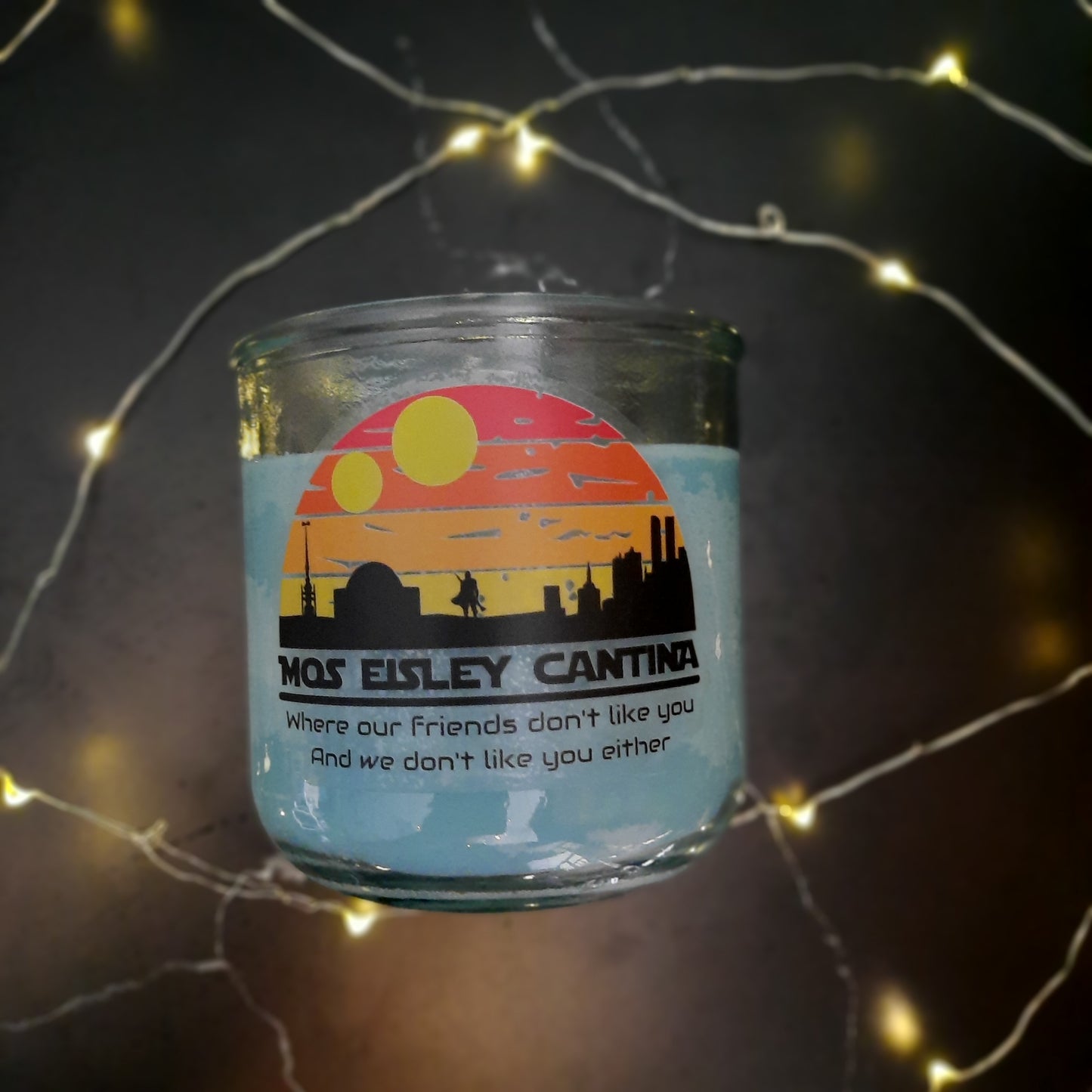 Blue Milk Tropical Soywax Candle